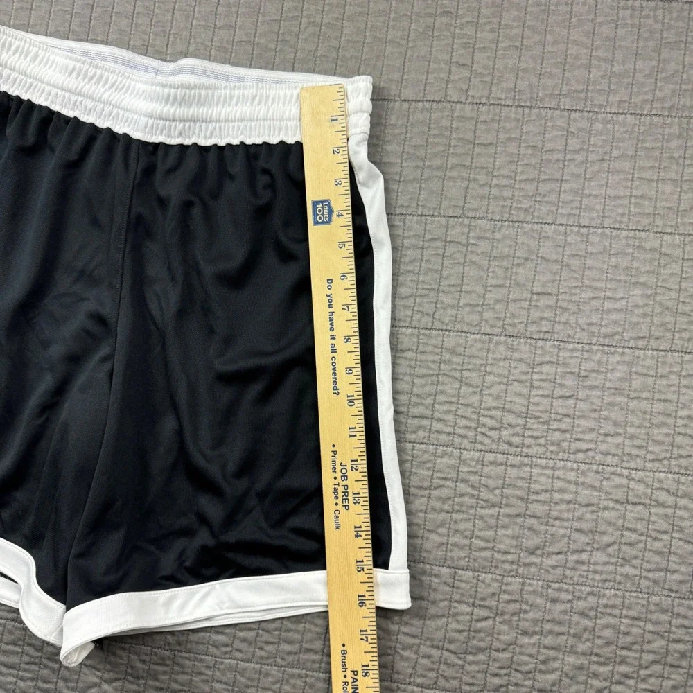 Nike Mens Medium Black White Dri-FIT Team Basketball Shorts Athletic Sportswear
